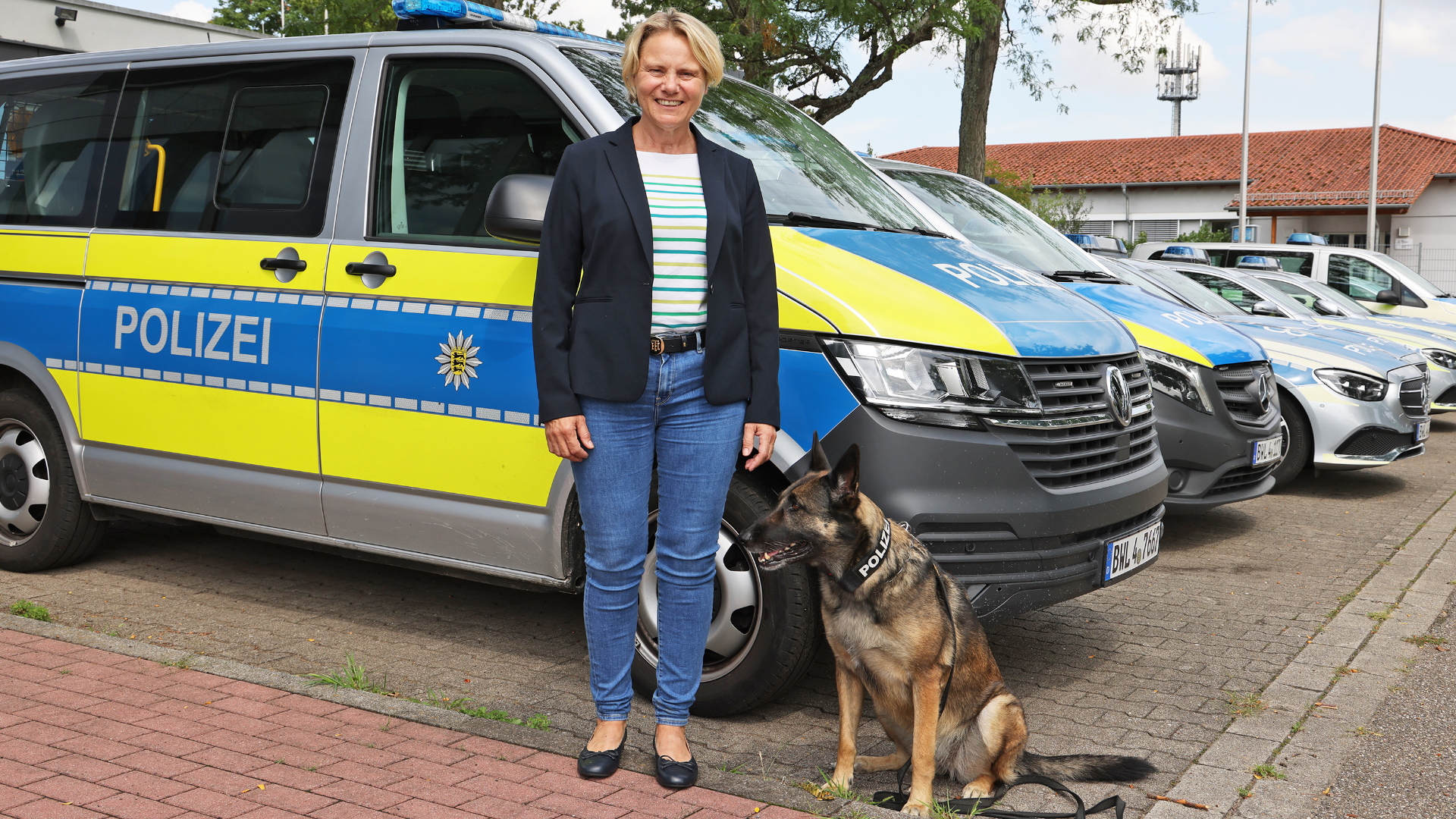 Zwischen Blaulicht und Sprnase: Staab lobt Einsatz der Polizei